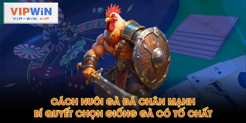 Cách nuôi gà đá chân mạnh - Bí quyết chọn giống gà có tố chất