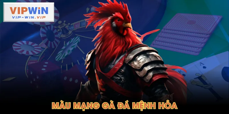 Màu mạng gà đá mệnh Hỏa